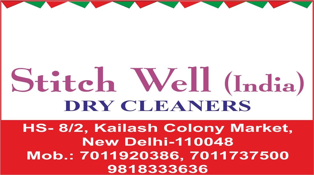 STITCH WELL (INDIA) DRY CLEANERS (Dry Cleaners Shop in Kailash Colony